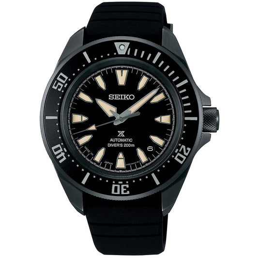 Seiko Prospex Samurai SBDY133 Men's Mechanical Automatic Diver's Watch with Black Silicone Strap