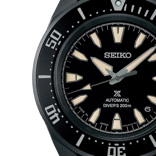 Seiko Prospex Samurai SBDY133 Men's Mechanical Automatic Diver's Watch with Black Silicone Strap
