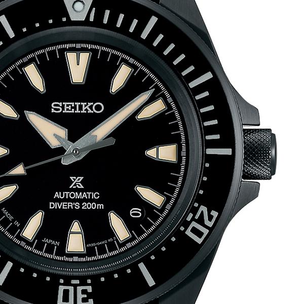 Seiko Prospex Samurai SBDY133 Men's Mechanical Automatic Diver's Watch with Black Silicone Strap