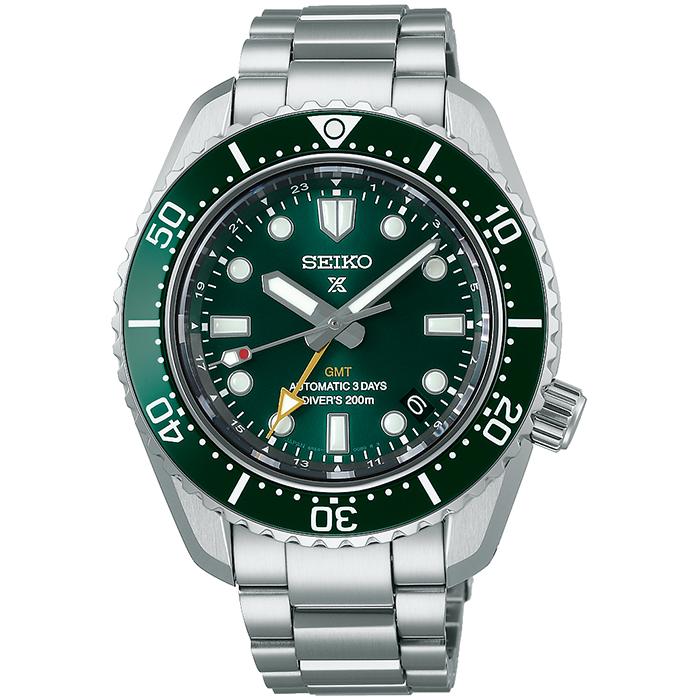 Seiko Prospex 1968 Mechanical Diver's Watch, Modern Design, GMT, SBEJ009, Men's, Mechanical Diver's Watch, Exclusive