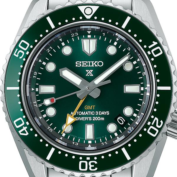 Seiko Prospex 1968 Mechanical Diver's Watch, Modern Design, GMT, SBEJ009, Men's, Mechanical Diver's Watch, Exclusive