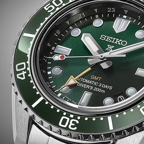 Seiko Prospex 1968 Mechanical Diver's Watch, Modern Design, GMT, SBEJ009, Men's, Mechanical Diver's Watch, Exclusive