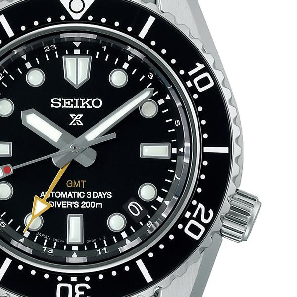 Seiko Prospex 1968 Mechanical Diver's Watch, Modern Design, GMT, SBEJ011, Men's, Mechanical Diver's Watch, Exclusive