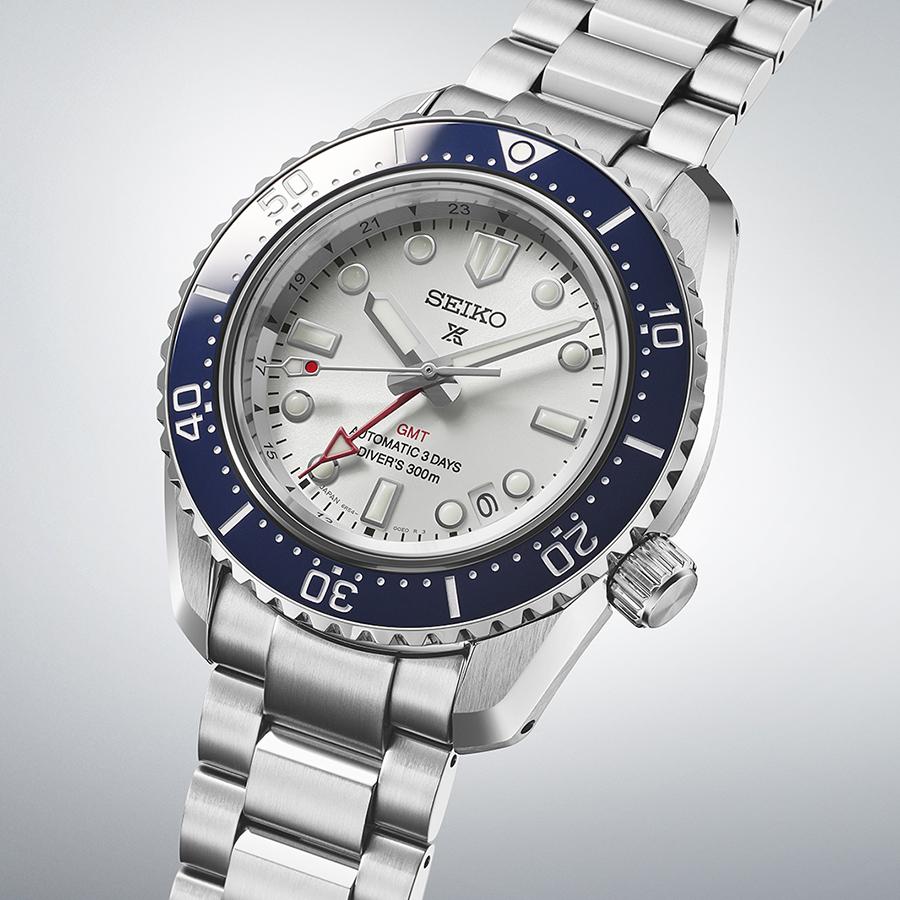 SEIKO PROSPEX SBEJ029 JDM Core Shop 1968 300m GMT Diver White