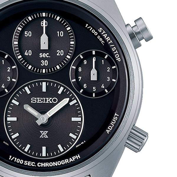 SEIKO PROSPEX SPEEDTIMER SBER003 JDM 1/100 Sec Solar Chronograph Black