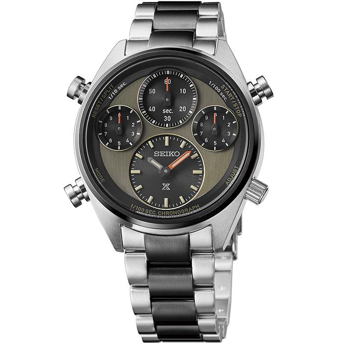 Seiko Prospex Speedtimer Analog Quartz Chronograph 40th Anniversary Limited Edition Model SBER005 Men's Solar Watch