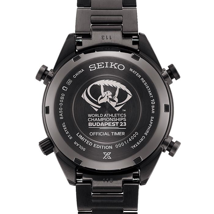 SEIKO PROSPEX SPEEDTIMER SBER007 JDM 1/100 Sec Solar Chronograph Men's Watch