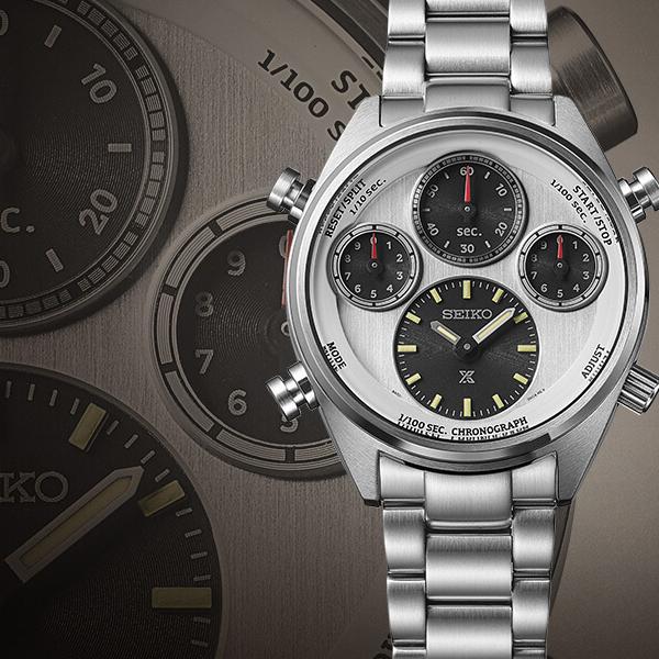 SEIKO PROSPEX SPEEDTIMER SBER009 JDM 1/100 Sec Solar Chronograph