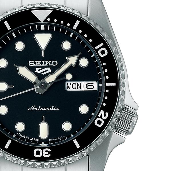 SEIKO 5 Sports SKX Series SBSA225 Black Dial Mid-Size Automatic JDM Men’s Watch