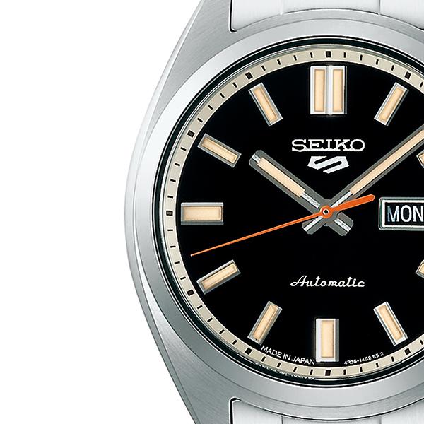 Seiko 5 Sports SNXS Sports Style Classic Sports Series SBSA255 Men's Mechanical Automatic Watch, Black