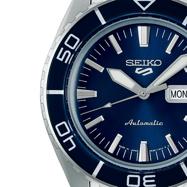 Seiko 5 Sports SKX Suit Style SNZH SBSA259 Men's Mechanical Automatic Watch, Blue