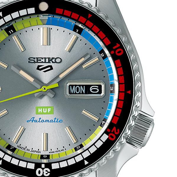 Seiko 5 Sports SKX Series HUF Collaboration Limited Edition Regatta Timer Hommage SBSA279 Men's Automatic Watch