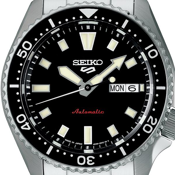 Seiko 5 Sports SKX Series SKX399 Homage Design SBSA305 Men's Automatic Watch with Black Dial