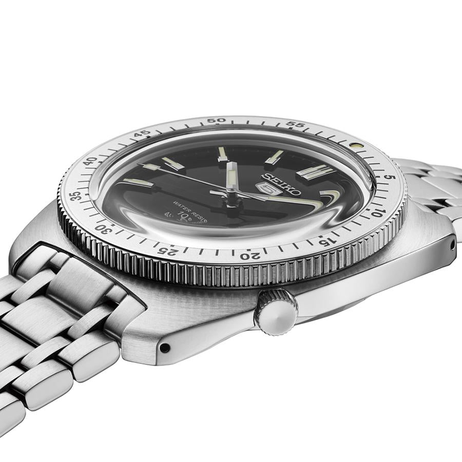 SEIKO 5 SPORTS SBSA313 JDM SKX Heritage Design Reissue Limited Edition Automatic Black Dial Men's Watch