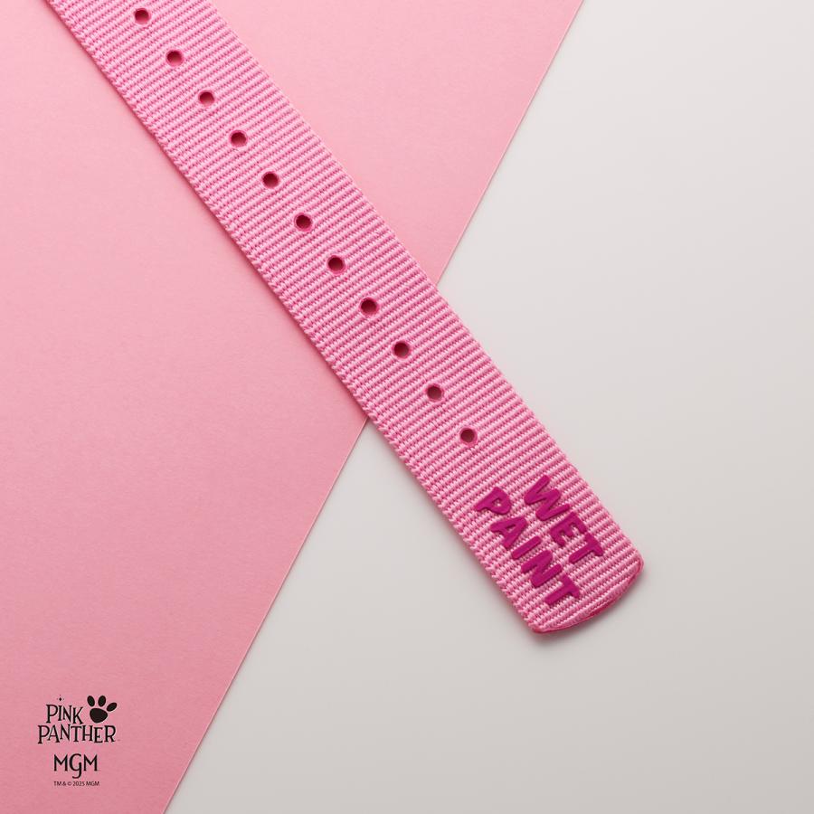 Seiko 5 Sports SKX Pink Panther Collaboration Limited Edition Model SBSA321 Men's Automatic Watch with Day Date
