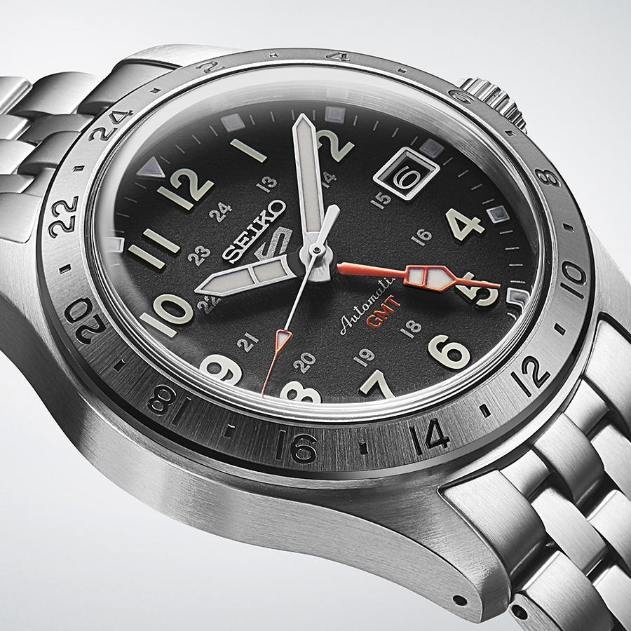 SEIKO 5 Sports Field GMT Sports Style SBSC011 Black Automatic JDM Men’s Watch
