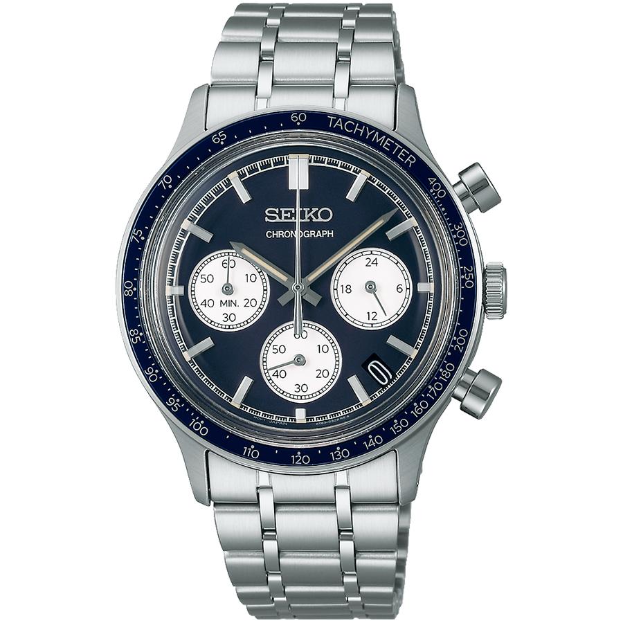 SEIKO Selection S Series SBTR053 JDM Navy Chronograph Quartz Men's Watch