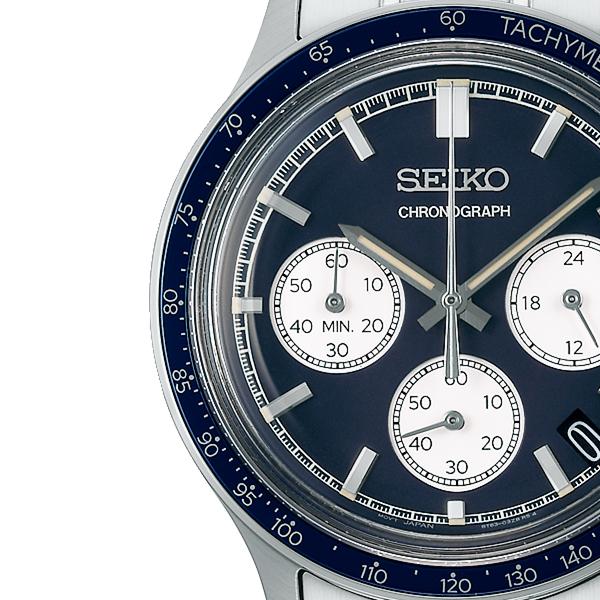 SEIKO Selection S Series SBTR053 JDM Navy Chronograph Quartz Men's Watch