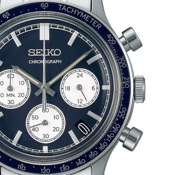 SEIKO Selection S Series SBTR053 JDM Navy Chronograph Quartz Men's Watch