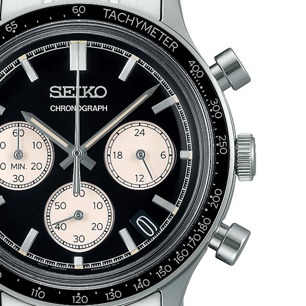 SEIKO Selection S Series International Line SBTR055 Black Dial Quartz Chronograph Men’s Watch
