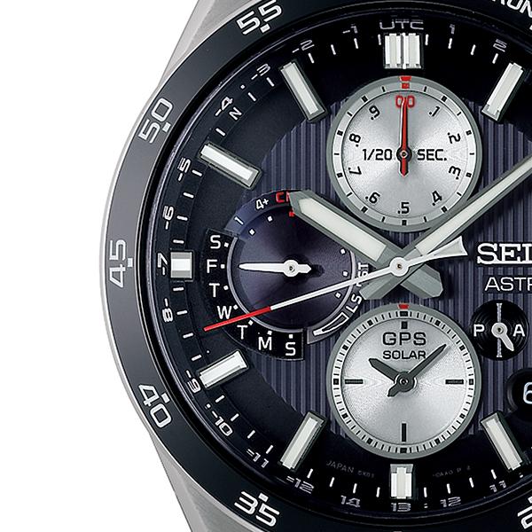 Seiko Astron Nexter Dual Time Chronograph SBXC151 Men's Solar-Powered GPS Satellite Radio Wave Watch Titanium Exclusive Model
