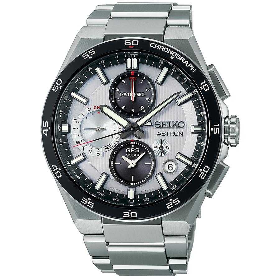 Seiko Astron Nexter Dual Time Chronograph SBXC153 Men's Solar-Powered GPS Satellite Radio Wave Watch Titanium Exclusive Model