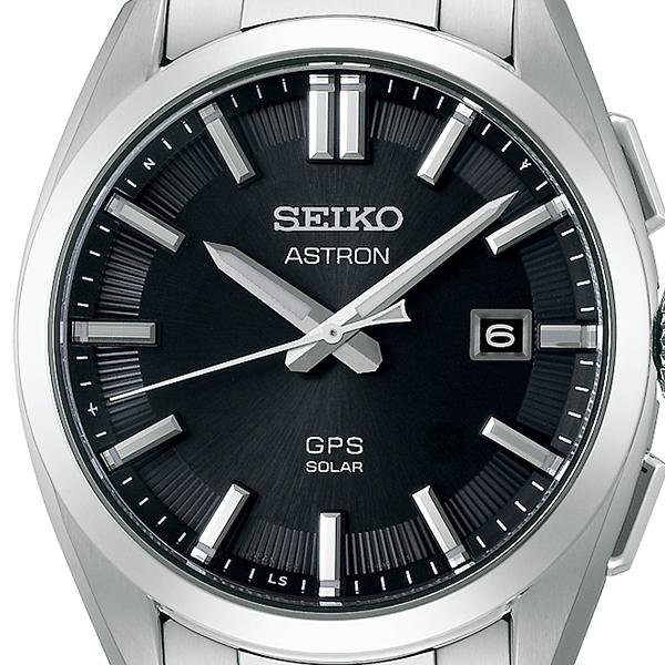 Seiko Astron Origin 3X Series 3-Hand Model SBXD035 Men's Solar-Powered GPS Satellite Radio Wave Watch with Titanium Black Dial