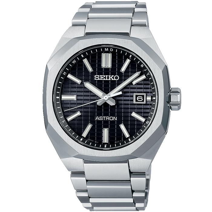 Seiko Astron NEXTER DYNA SBXY063 Men's Solar Radio-Controlled Watch, Black