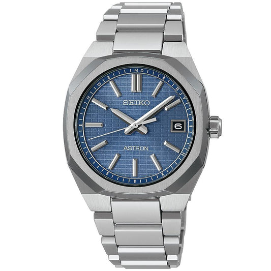 Seiko Astron Nexter Compact Size SBXY101 Men's Solar Radio-Controlled Watch with Titanium Blue-Gray Dial, Released November 8th