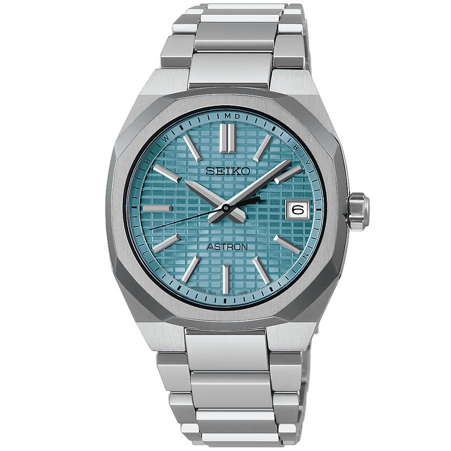 Seiko Astron Nexter Compact Size SBXY103 Men's Solar Radio-Controlled Titanium Mint Blue Dial Watch, Released November 8th