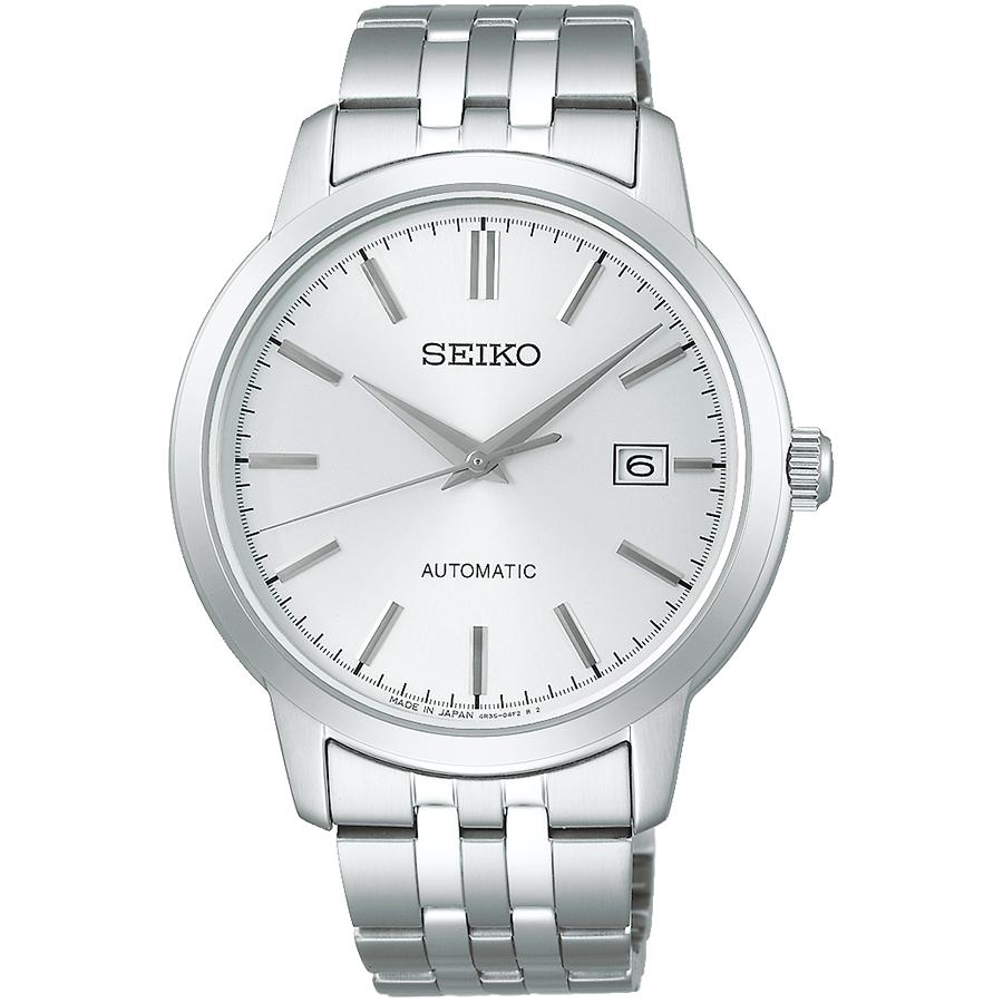 Seiko Selection S Series International Line SCVE059 Men's Mechanical Watch with White Dial
