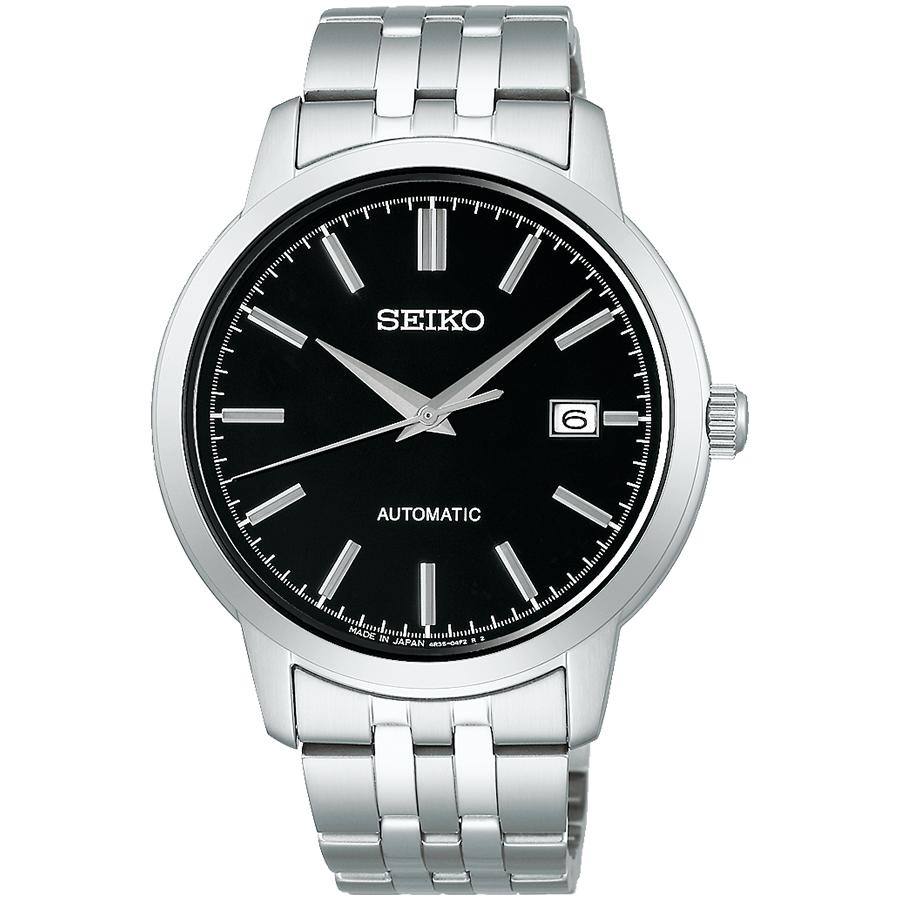 Seiko Selection S Series International Line SCVE061 Men's Mechanical Watch with Black Dial