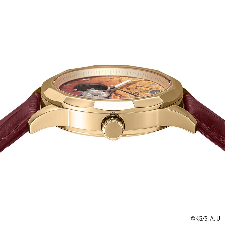 GARRACK S-MEISTER SMS-40-KY-AZ Demon Slayer Zenitsu Agatsuma Automatic Open Heart Watch Japan Made
