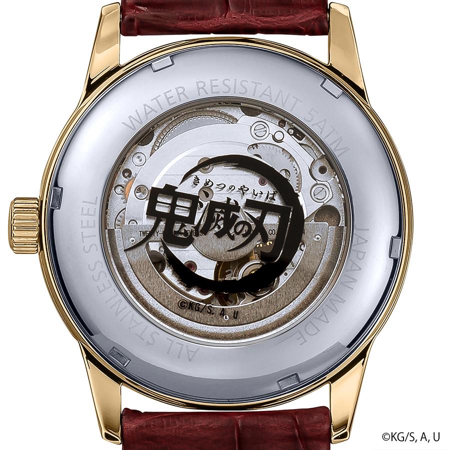 GARRACK S-MEISTER SMS-40-KY-AZ Demon Slayer Zenitsu Agatsuma Automatic Open Heart Watch Japan Made
