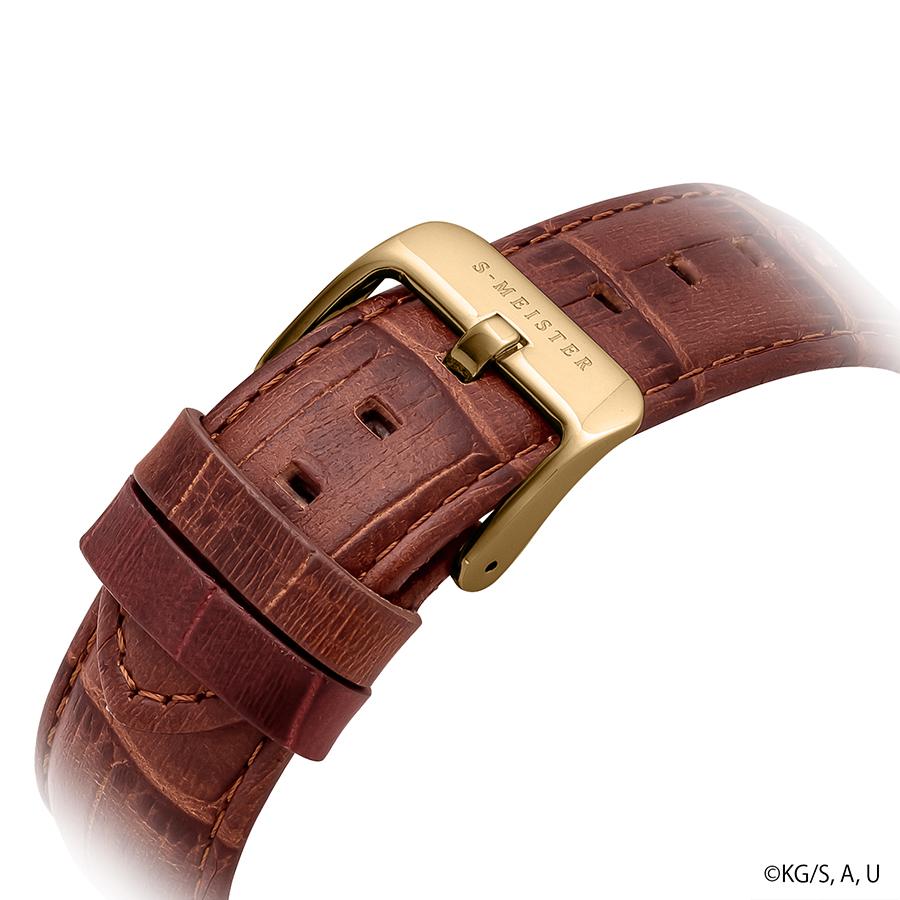 GARRACK S-MEISTER SMS-40-KY-AZ Demon Slayer Zenitsu Agatsuma Automatic Open Heart Watch Japan Made
