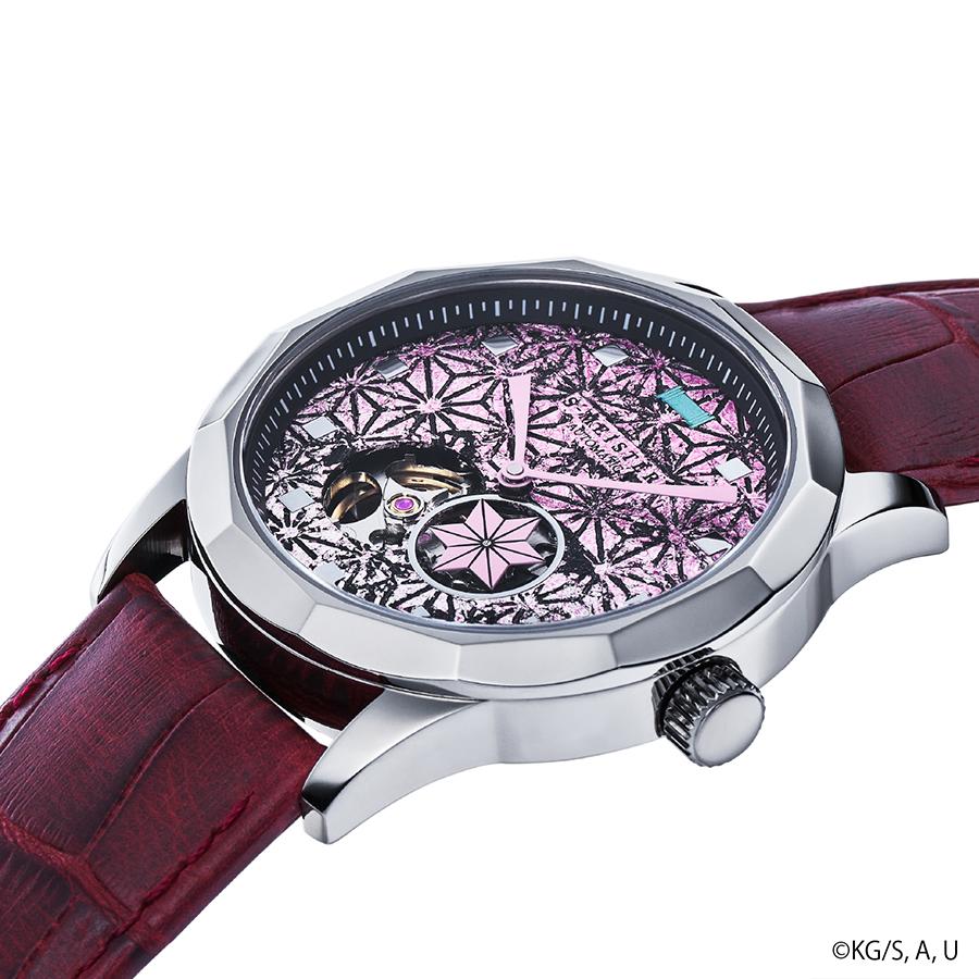 GARRACK S-MEISTER SMS-40-KY-KN Demon Slayer Nezuko Kamado Automatic Open Heart Watch Japan Made