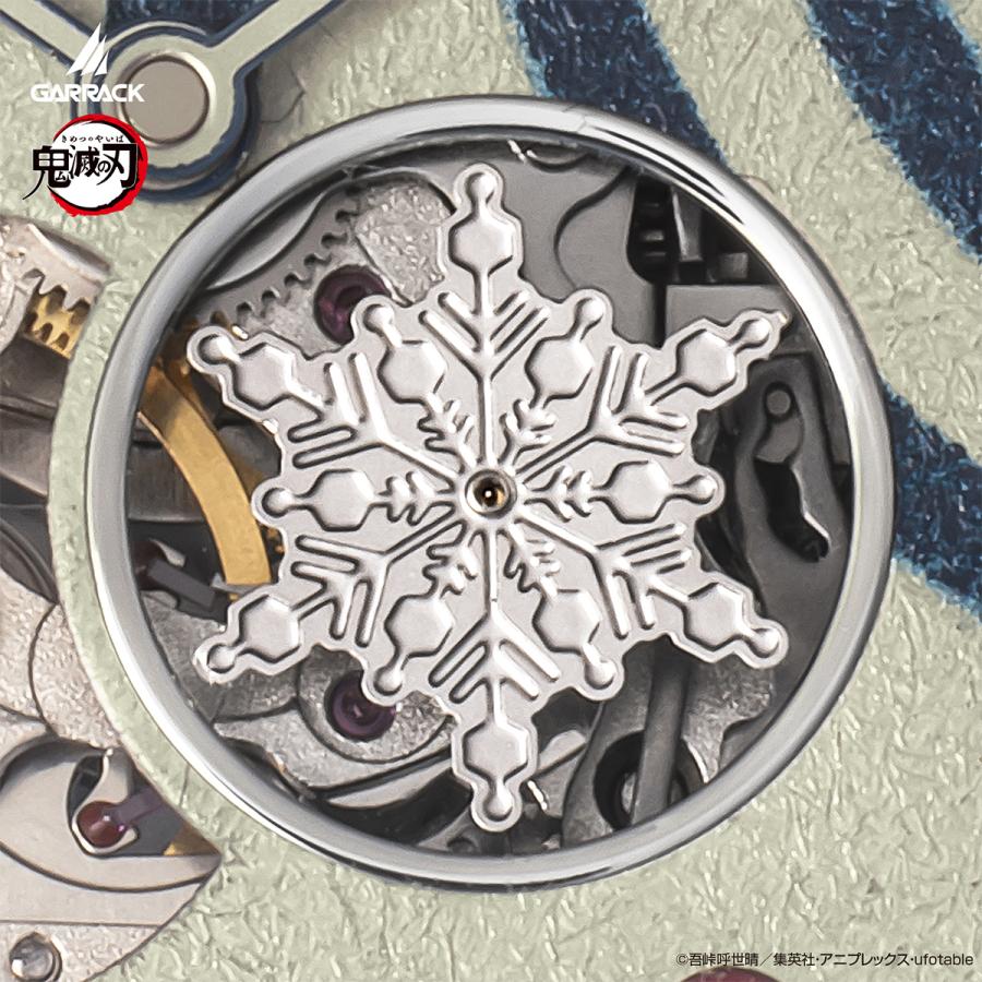 GARRACK S-MEISTER SMS-41-KY-J3A Demon Slayer Akaza Automatic Open Heart Watch Japan Made