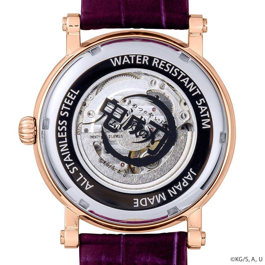 GARRACK S-MEISTER Demon Slayer Mitsuri Kanroji SMS-42-KY-KM Automatic Open Heart Kanazawa Foil Dial Men's Watch