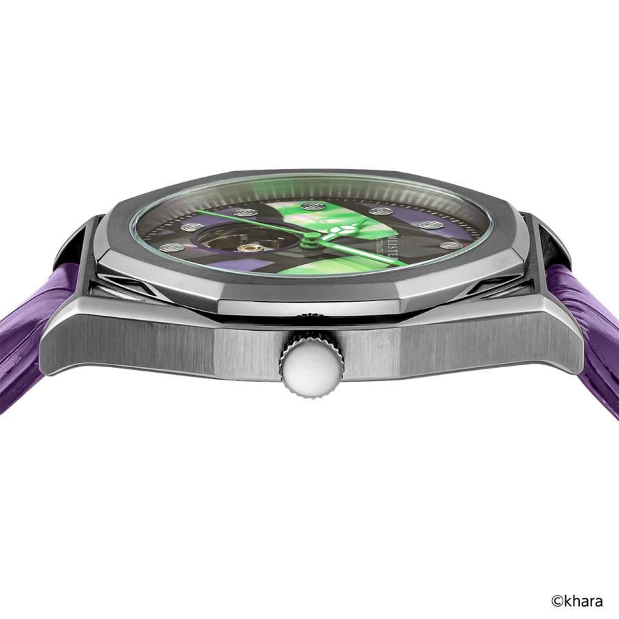 GARRACK S-MEISTER Evangelion Unit-01 SMS-EVA-41-1 Limited Automatic Open Heart Raden Dial Men's Watch