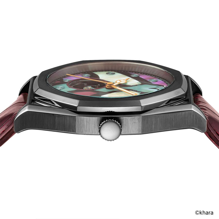 GARRACK S-MEISTER SMS-EVA-41-2 Evangelion Unit-02 Automatic Open Heart Watch Japan Made