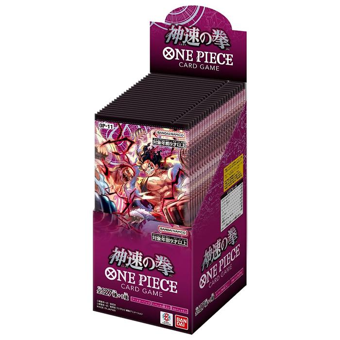 One Piece Card "Fist of the Gods" OP-11 Booster Pack Box Product