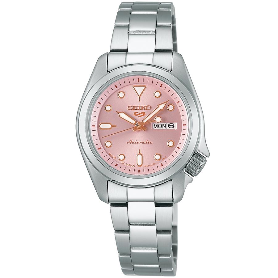 Seiko 5 Sports SKX Series Small Size SRRA003 Women's Automatic Watch with Copper Pink Dial