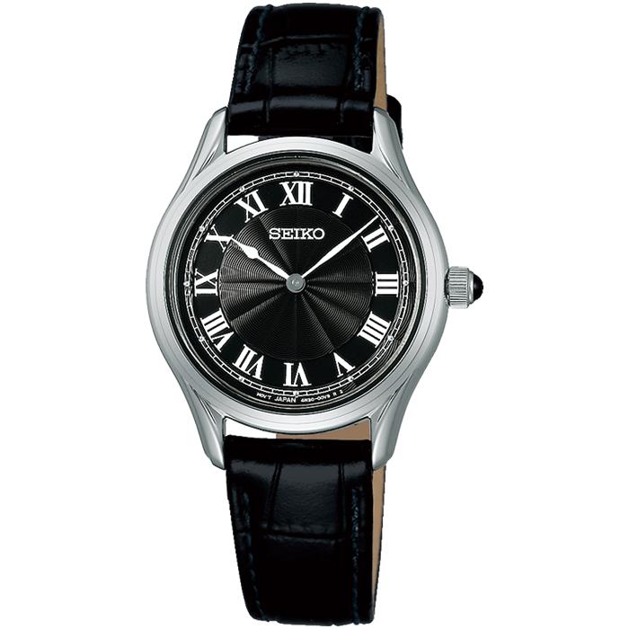 Seiko Selection nano・universe collaboration model SSEH011 women's watch, quartz movement, battery-powered, leather strap