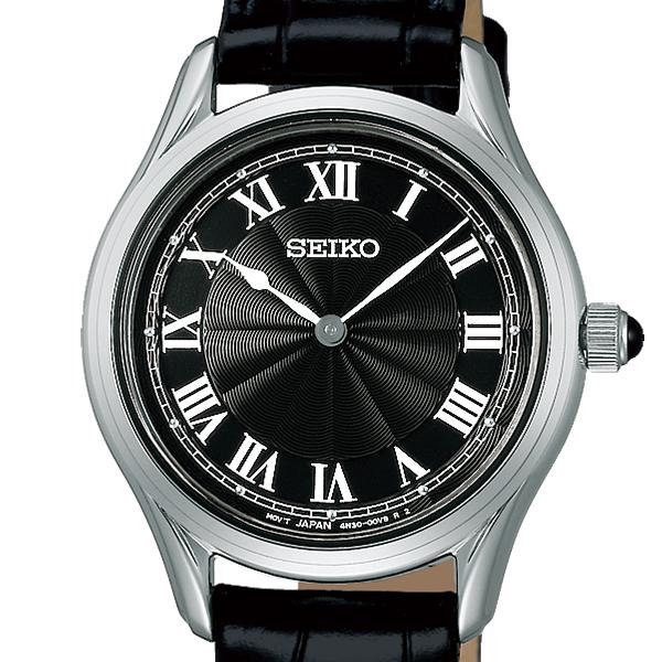 Seiko Selection nano・universe collaboration model SSEH011 women's watch, quartz movement, battery-powered, leather strap