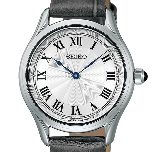 Seiko Selection nano・universe collaboration model SSEH013 women's watch, quartz movement, battery-powered, leather strap