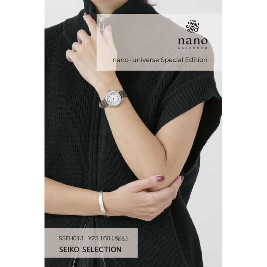 Seiko Selection nano・universe collaboration model SSEH013 women's watch, quartz movement, battery-powered, leather strap