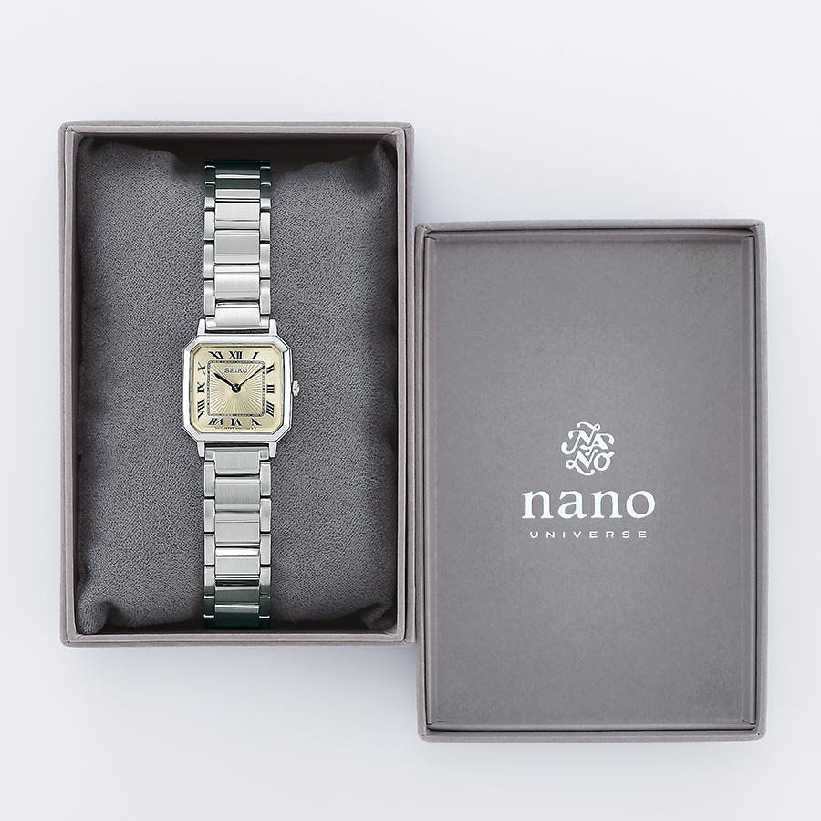 SEIKO Selection SSEH015 JDM nano・universe Collaboration Vintage Champagne Gold Women's Watch