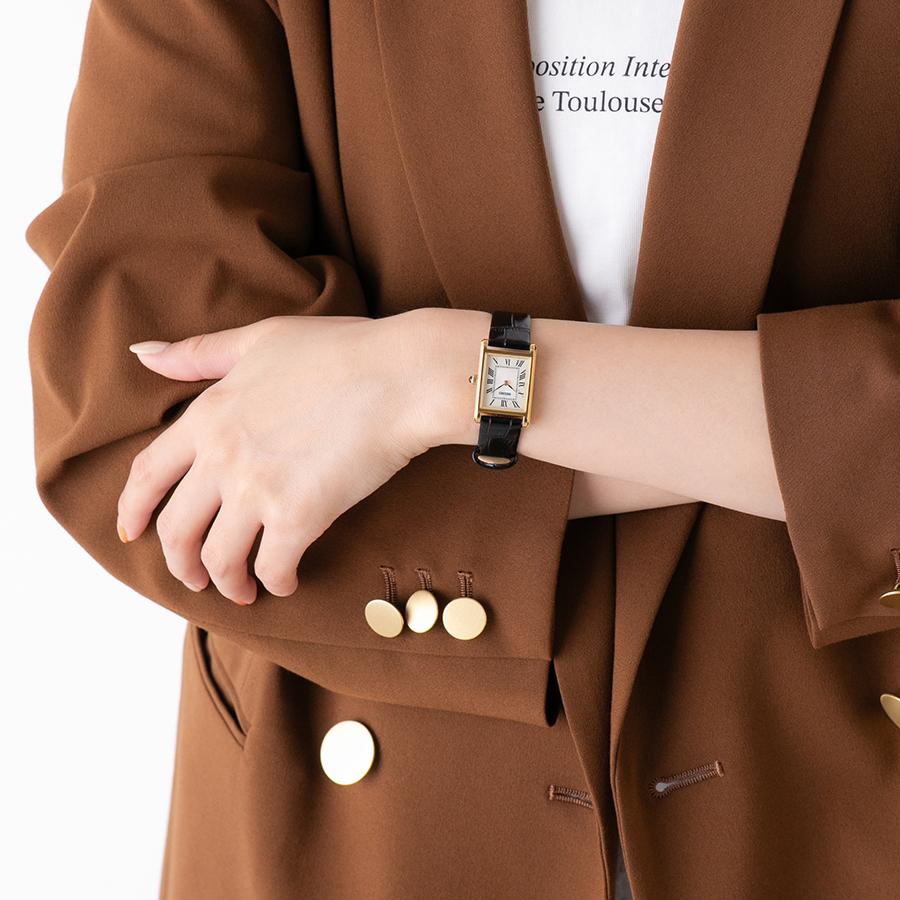 SEIKO SELECTION SSEH026 nano・universe Collaboration JDM Mother of Pearl Dial Leather Women's Quartz Watch