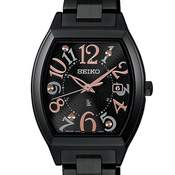 SEIKO LUKIA Happy Collection SSQW101 JDM Solar Radio Controlled All Black Titanium Ladies Watch Japan Made