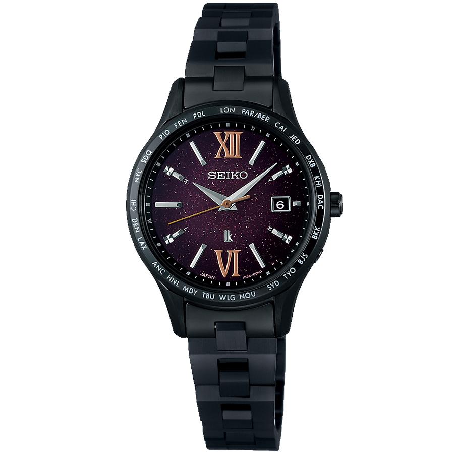 Seiko Lukia 2025 Pair Limited Edition Candle Night SSVV087 Women's Watch Solar Radio Control All Black